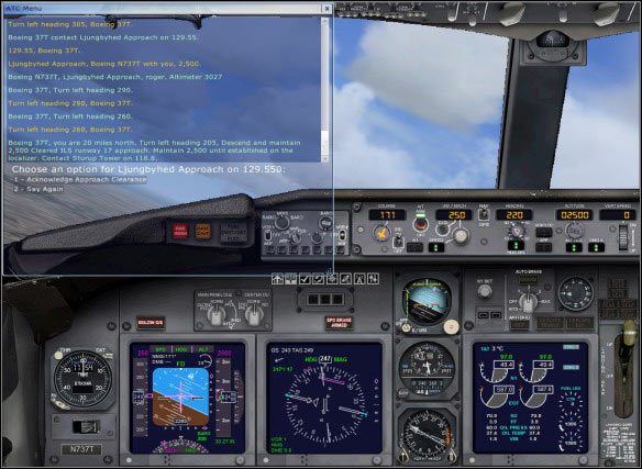 Zgoda na podejście ILS do pasa 17. - Microsoft Flight Simulator X: Lądowanie | Boeing 737-800 - Microsoft Flight Simulator X - poradnik do gry