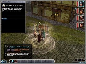 Musisz odwiedzić 4 posterunki straży miejskiej i spróbować namówić oficerów, by przeszli na twoją stronę - Neverwinter (2) | Akt 1 | Neverwinter Nights 2 - Neverwinter Nights 2 - poradnik do gry