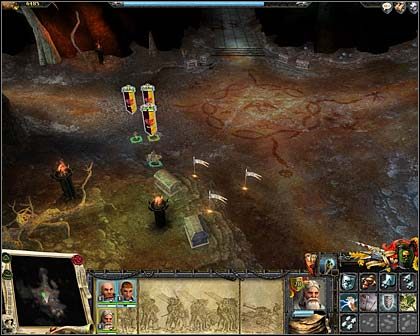 Pierwsza z 4 komnat, w których przyjdzie nam niszczyć grobowce. - Akt III Misja 2 - Wyprawa po miecz | Imperium | Warhammer Mark of Chaos - Warhammer: Mark of Chaos - poradnik do gry