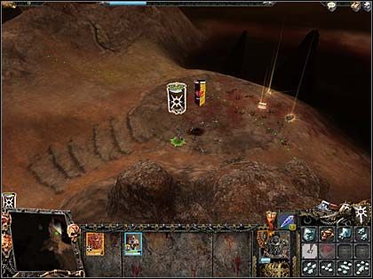Pierwszy secret place z nagrodami. - Akt I Misja 1 - Zbieranie wojsk | Chaos | Warhammer Mark of Chaos - Warhammer: Mark of Chaos - poradnik do gry