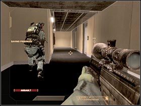 Podejdź do kolejnych drzwi i skorzystaj z kamery - [Misja 2.2] Calypso Casino - Security cz.3 | Tom Clancys Rainbow Six Vegas - Tom Clancys Rainbow Six Vegas - poradnik do gry