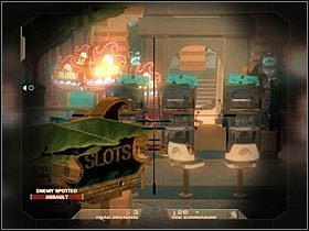 Po chwili zjawi się tu nowa grupa przeciwników - [Misja 2.4] Calypso Casino - Dr. Smythe cz.2 | Tom Clancys Rainbow Six Vegas - Tom Clancys Rainbow Six Vegas - poradnik do gry