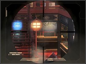Dokładnie oczyść teraz teren pod dość charakterystycznymi schodami (#1) - [Misja 3.1] Downtown Vegas - Exclusive Gone Wrong cz.2 - Tom Clancys Rainbow Six Vegas - poradnik do gry