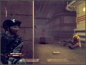 Teraz proponowałbym ustawić drużynę przy znajdujących się kawałek dalej słupach - [Misja 3.3] Downtown Vegas - Mafia House cz.1 | Tom Clancys Rainbow Six Vegas - Tom Clancys Rainbow Six Vegas - poradnik do gry
