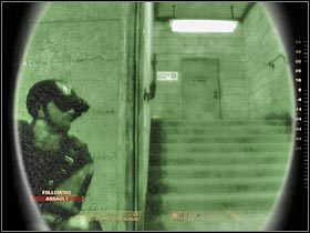 Otwórz drzwi i rozkaż swojej drużynie ustawić się przy oknach (#1) - [Misja 3.3] Downtown Vegas - Mafia House cz.2 | Tom Clancys Rainbow Six Vegas - Tom Clancys Rainbow Six Vegas - poradnik do gry