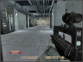 Ustaw swoich ludzi przy lewych drzwiach (#1), aczkolwiek nie powinieneś ich jeszcze otwierać - [Misja 6.5] Nevada Dam - The Doctors cz.1 | Tom Clancys Rainbow Six Vegas - Tom Clancys Rainbow Six Vegas - poradnik do gry