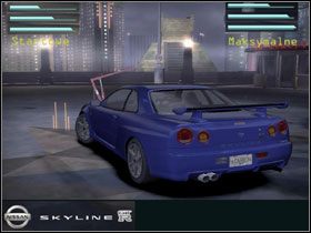 Wygląda wyjątkowo mało subtelnie - szeroki standardowy bodykit, wielkie tylne światła i monstrualny spoiler - Auta tuningowane (2) | Samochody | Need for Speed Carbon - Need for Speed Carbon - poradnik do gry