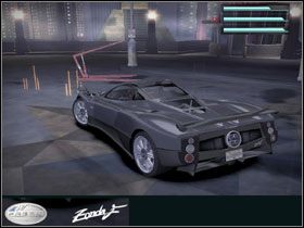 Piękne małoseryjne auto wytwarzane we włoskiej fabryce Pagani - Auta dodatkowe (3) | Samochody | Need for Speed Carbon - Need for Speed Carbon - poradnik do gry