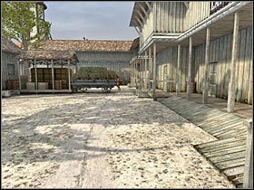 W pewnym miejscu będziesz musiał skręcić w prawo, a następnie przymknąć bramę (#1), tak aby uniknąć niewielkiego ciągnika - New Orleans - Pościg (1) | Rozdział 4 Sherlock Holmes Przebudzenie - Sherlock Holmes: Przebudzenie - poradnik do gry