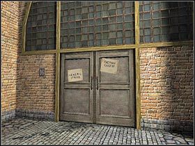 Wysłuchaj krótkiego komentarza, a następnie spróbuj otworzyć drzwi - nic z tego - The Thames - Urząd celny | Rozdział 2 Sherlock Holmes Przebudzenie - Sherlock Holmes: Przebudzenie - poradnik do gry