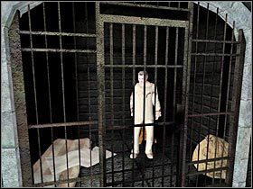 Wybierz z inwentarza łyżeczkę i użyj jej do otwarcia kraty (#1) - Switzerland - Ucieczka z instytutu | Rozdział 3 Sherlock Holmes Przebudzenie - Sherlock Holmes: Przebudzenie - poradnik do gry