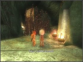 Teraz wróć do miejsca, gdzie trafiłeś zjeżdżając i skręć w prawą stronę - [ETAP XI] Under the house cz.6 | Artur i Minimki - Artur i Minimki - poradnik do gry