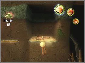 dostań się do małej wnęki z przyciskiem - [ETAP XI] Under the house cz.4 | Artur i Minimki - Artur i Minimki - poradnik do gry