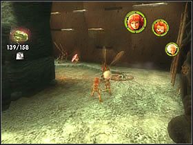 Tuż za nią stań na pierwszym guziku i wywołaj walkę - [ETAP XI] Under the house cz.4 | Artur i Minimki - Artur i Minimki - poradnik do gry