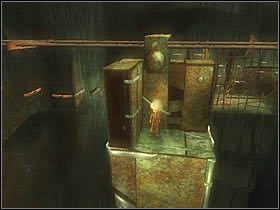 i skocz z niej na ruchomy mechanizm, łapiąc się metalowego uchwytu - [ETAP XI] Under the house cz.1 | Artur i Minimki - Artur i Minimki - poradnik do gry