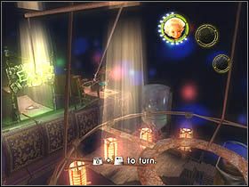 Za pomocą lin dostaniesz się w okolice zielonych neonów - [ETAP X] The Stunning Rapids Bar cz.1 | Artur i Minimki - Artur i Minimki - poradnik do gry