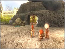 Odbędzie się tu duża walka, gdyż by móc pójść dalej, należy otworzyć bramę zamkniętą na trzy zamki - [ETAP IX] Lost in the Seven Lands - II cz.5 | Artur i Minimki - Artur i Minimki - poradnik do gry