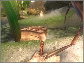 Teraz bez przeszkód możesz wrócić całą trójką do miejsca, gdzie po raz pierwszy wyleciałeś biedronką - [ETAP IX] Lost in the Seven Lands - II cz.4 | Artur i Minimki - Artur i Minimki - poradnik do gry