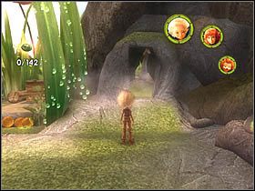 Nim zeskoczysz Arturem na dół do reszty przyjaciół, rozejrzyj się po okolicy - [ETAP IX] Lost in the Seven Lands - II cz.3 | Artur i Minimki - Artur i Minimki - poradnik do gry