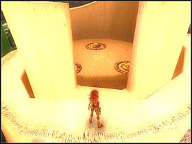 Na końcu drogi wejdź do windy, stań na trzech guzikach i wyjedź na górę - [ETAP VIII] Lost in the Seven Lands - I cz.2 | Artur i Minimki - Artur i Minimki - poradnik do gry