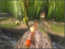 Teraz udaj się na przeciwległy brzeg i zapisz stan gry - [ETAP VII] Devils Falls cz.3 | Artur i Minimki - Artur i Minimki - poradnik do gry