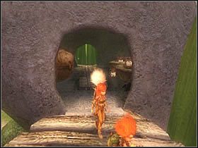 Teraz wróć do rozstaju dróg i przejdź drewnianą kładką do jej końca - [ETAP VI] The Battle of the Station cz.4 | Artur i Minimki - Artur i Minimki - poradnik do gry