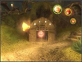 Jeśli wszystko zostało wykonane poprawnie, krata powinna się podnieść, zostawiając nam torbę - [ETAP III] Betameche in danger cz.7 | Artur i Minimki - Artur i Minimki - poradnik do gry