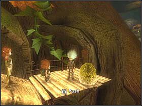 Przeszedłszy do jej końca, znajdziesz ostatni, niezbędny fragment - strąć go na dół - [ETAP III] Betameche in danger cz.7 | Artur i Minimki - Artur i Minimki - poradnik do gry