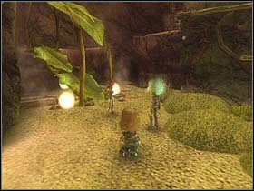 Gdy wszystkie zostaną wciśnięte, obniżysz pomost, dzięki któremu każdy z bohaterów dostanie się do miejsca, gdzie przed momentem wszedł Artur, korzystając ze zdolności wspinania się po korzeniach - [ETAP II] Attack of the Henchmen cz.1 | Artur i Minimki - Artur i Minimki - poradnik do gry