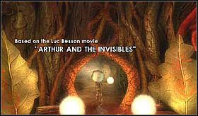 Po przejęciu kontroli nad głównym bohaterem podążaj za nowo poznanym przyjacielem - Poradnik do gry - [ETAP I] The world of the Minimoys cz.1 | Artur i Minimki - Artur i Minimki - poradnik do gry