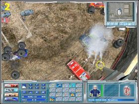 To krótka i stosunkowo łatwa misja, jednak wymagająca od nas błyskawicznych działań - [Misja 4] Wypadek na Monster Truck! | Emergency 4 Global Fighters For Life - Emergency 4: Global Fighters For Life - poradnik do gry