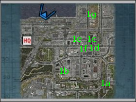 1a, 1b, 1c, 1d, 1e, 1f, 1g - Przypuszczalne miejsca zdarzeń - [Misja 5] Zawalony most | Emergency 4 Global Fighters For Life - Emergency 4: Global Fighters For Life - poradnik do gry