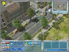 Kiedy zdesperowani bandyci będą panicznie szukali sposobu na ucieczkę, my, zanadto się nie spiesząc, rozstawmy kolczatkę na drodze i oczekujmy na przyszłych więźniów (9) - [Misja 6] Atak bombowy na konferencji! | Emergency 4 Global Fighters For Life - Emergency 4: Global Fighters For Life - poradnik do gry