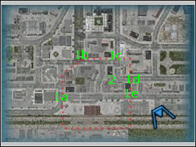 W strefie wyznaczonej czerwoną linią przerywaną przebywają handlarze narkotyków. Kiedy przekroczy ją wóz policyjny, dilerzy zorientują się, że coś jest nie tak i zaczną uciekać. - [Misja 9] Gang narkotykowy w dzielnicy! | Emergency 4 Global Fighters For Life - Emergency 4: Global Fighters For Life - poradnik do gry