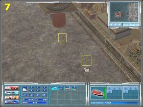 Okrążmy łodziami gaśniczymi obszar akcji, a w międzyczasie zwróćmy uwagę na to, że kilka spanikowanych osób tonie (5, 6, 7) - [Misja 11] Płonie platforma! | Emergency 4 Global Fighters For Life - Emergency 4: Global Fighters For Life - poradnik do gry