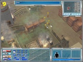 Na brzegu powinien czekać ambulans intensywnej opieki medycznej oraz dwóch lekarzy i sanitariusze (8) - [Misja 11] Płonie platforma! | Emergency 4 Global Fighters For Life - Emergency 4: Global Fighters For Life - poradnik do gry