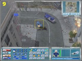 Nie zapomnijmy o wozie ratownictwa technicznego, w którym są nożyce hydrauliczne niezbędne do rozcinania wraków (8, 9) - [Misja 15] Wybuch w fabryce sztucznych ogni! - Emergency 4: Global Fighters For Life - poradnik do gry