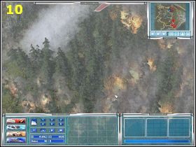 Zwróćmy uwagę na to, że w menu jednostek na nasze rozkazy oczekuje załoga samolotu gaśniczego (10) - [Misja 16] Ochraniać informatora! | Emergency 4 Global Fighters For Life - Emergency 4: Global Fighters For Life - poradnik do gry