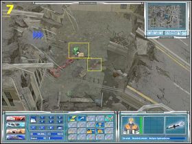 Kolejną kwestią są ludzie uwięzieni we wrakach samochodów (3, 6, 7) - [Misja 20] Wielka Jedynka | Emergency 4 Global Fighters For Life - Emergency 4: Global Fighters For Life - poradnik do gry