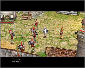 Dowódca wojsk przeciwnika - Melagius - Scenariusz 3 - Greetings from Greece | Kampania | Age of Mythology The Titans - Age of Mythology: The Titans - poradnik do gry