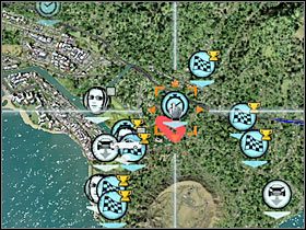 Właściwie jedyne utrudnienie związane jest tu z dwoma ostrymi nawrotami, które musisz bezbłędnie pokonywać - Klasa F (cz.2) | Wyścigi | Test Drive Unlimited - Test Drive Unlimited - poradnik do gry