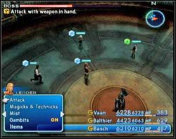 Vayne zaczyna od zwykłego Lunge i Kicka - Epilog - Sky Fortress Bahamut | Część III | Solucja Final Fantasy XII - Final Fantasy XII - poradnik do gry