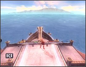 Musisz pokonać grupę wrogich żołnierzy - tymczasowo masz nieograniczoną ilość punktów magii, więc wielokrotnie użyj na nich Chronos Rage (da się dzięki temu wykręcić naprawdę kosmicznego combosa, rzędu 700 trafień - The Steeds of Time | Solucja God of War II - God of War II - poradnik do gry