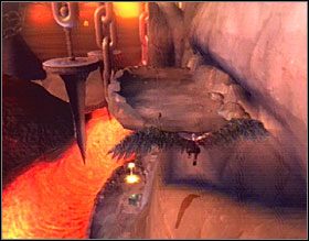 Daleko w głębi zobaczysz punkt zapisu, idź do niego, jeśli chcesz - Atlas | Solucja God of War II - God of War II - poradnik do gry