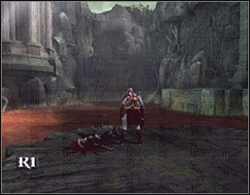 Dojdziesz do drzwi, które otworzysz z pomocą dopiero co znalezionego klucza - Temple of Euryale (1) | Solucja God of War II - God of War II - poradnik do gry