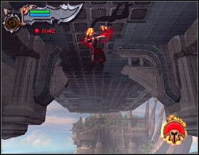 Pokonaj grupę psów i żołnierzy (łuczników zlikwiduj własnym łukiem) - The Temple of Lahkesis (1) | Solucja God of War II - God of War II - poradnik do gry