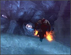 Wróć do półki skalnej, która doprowadzi cię do Tytana - Lair of the Titan (2) | Solucja God of War II - God of War II - poradnik do gry