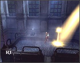 Zanurkuj ([] ) a następnie przebij się przez podwodną barierę (R1) - Rhodes (1) | Solucja God of War II - God of War II - poradnik do gry