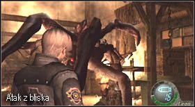 Drugim rodzajem ataku jest poziome uderzenie mackami - Boss (2-3) - Chief | Solucja Resident Evil 4 - Resident Evil 4 - PC - poradnik do gry