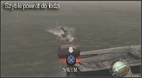 Jeśli zdarzy się, że wpadniesz do wody, jak najszybciej wciskaj guzik, który wskaże Ci gra - Boss (1-3) - Del Lago | Solucja Resident Evil 4 - Resident Evil 4 - PC - poradnik do gry